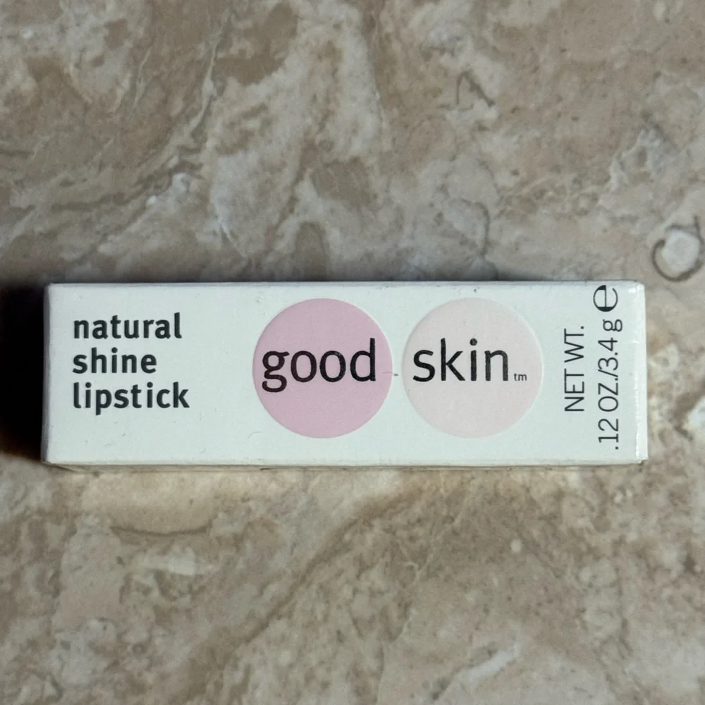Good Skin Natural Shine Lipstick 07 Orange Sorbet Red Lip Colour New in Box